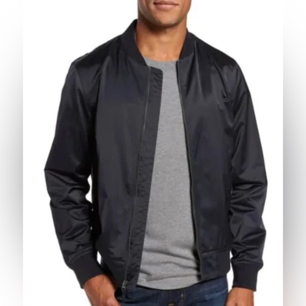 Bonobos Black Bomber Jacket